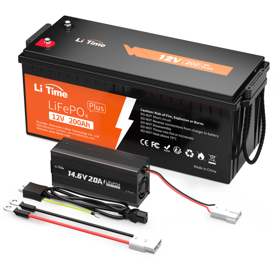 Ampere Time 12V 200AhPlus LiFePO4 リン酸鉄リチウムイオンバッテリー 内蔵200A BMS https://jp.litime.com/products/12v200ahplus
