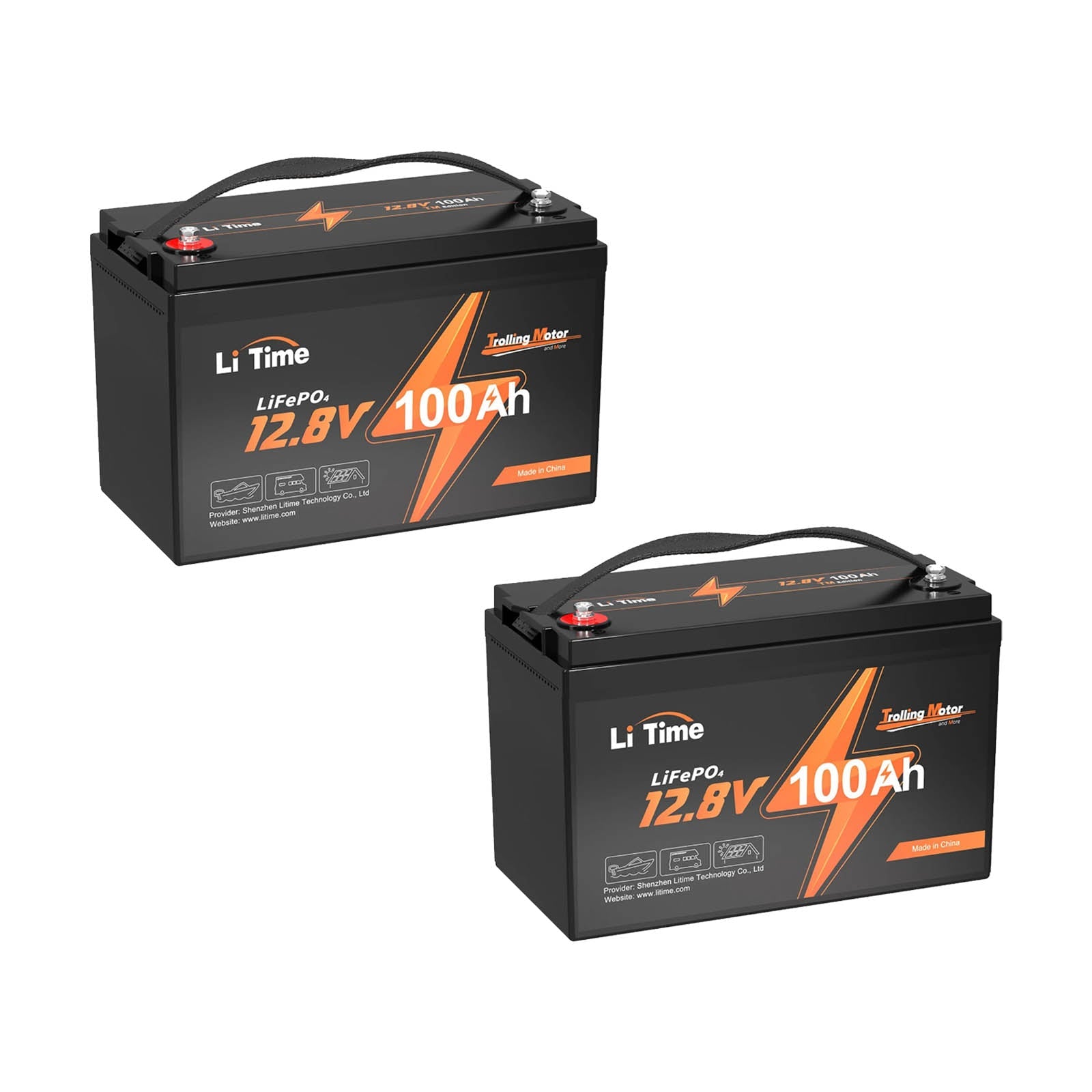 LiTime 12V 100Ah 専门タイプ  LiFePO4 バッテリー トローリングモーターにもっと適する LiTime-JP