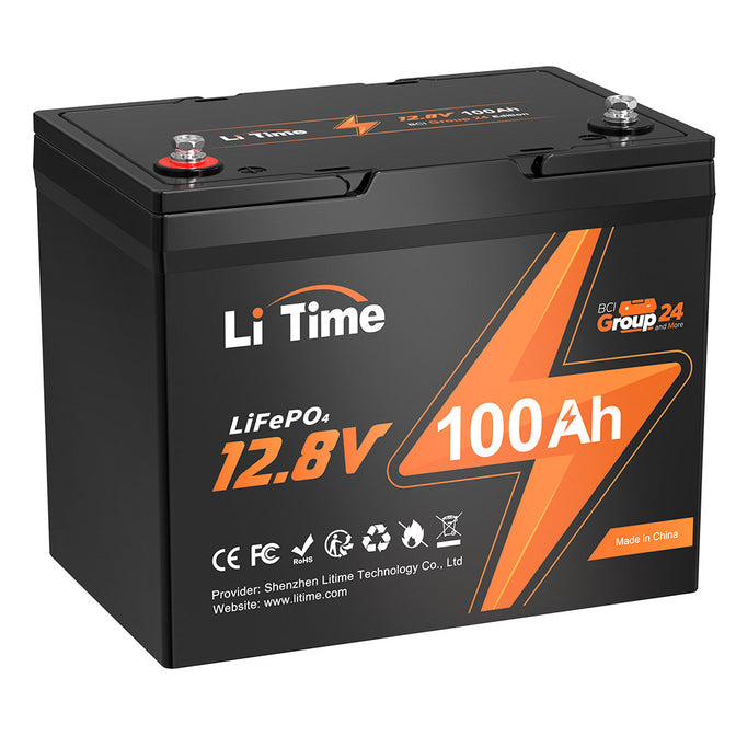 LiTime 100Ah 小型化 1280Wh 小型・軽量・超高エネルギー密度 LiTime-JP